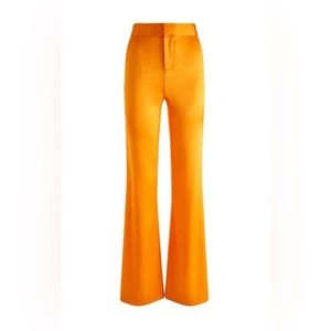 Alice + Olivia Orange Flare Pants